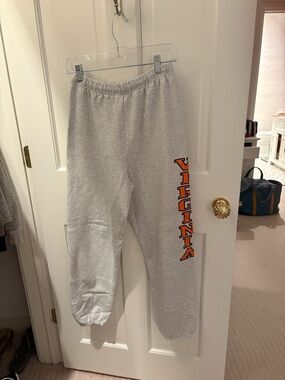 Gray Virginia Graphic Sweatpants